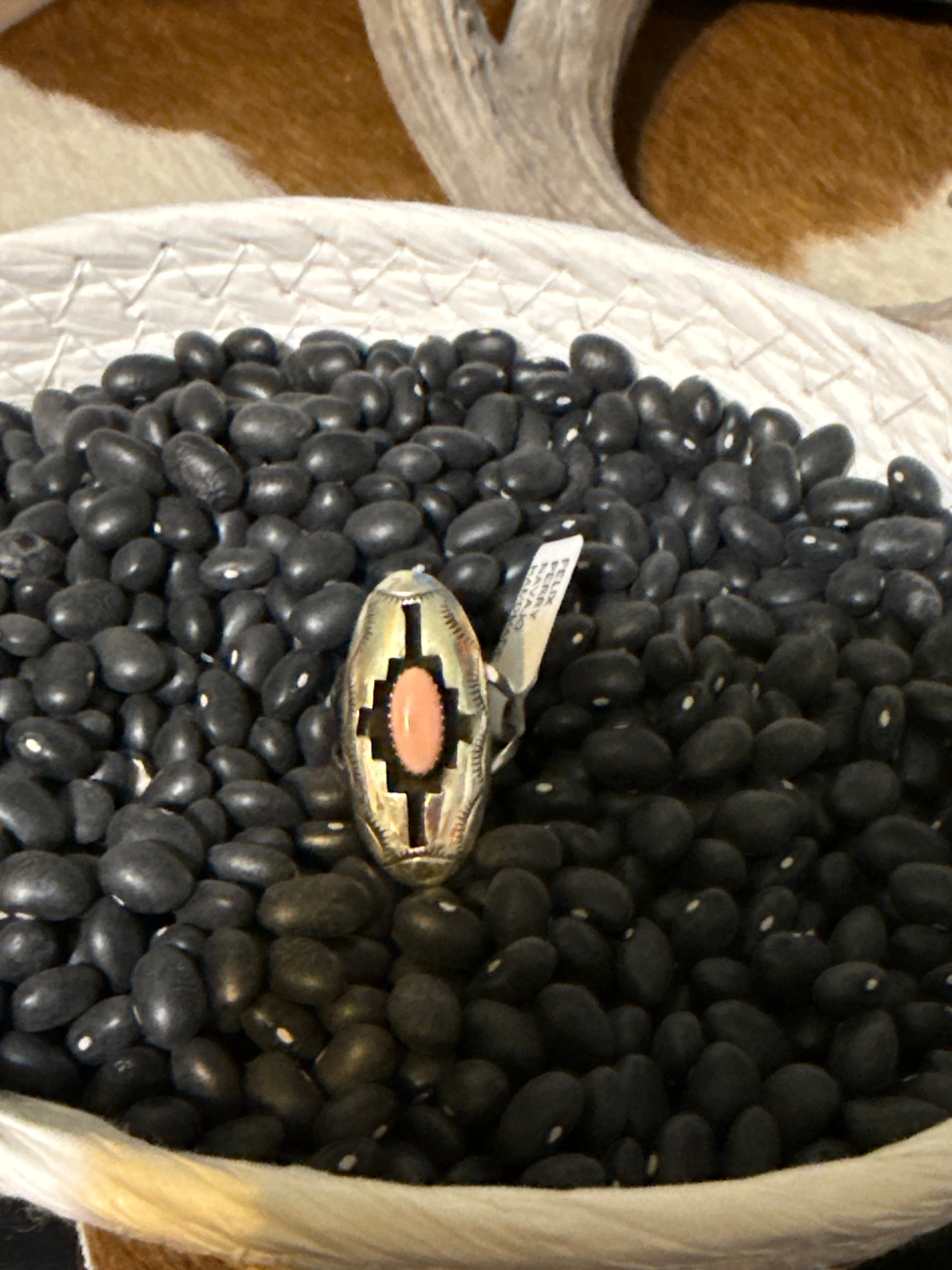 Pink Conch Felix Perry ring