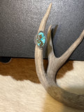 Leslie Nez Big Kingman Turquoise Ring