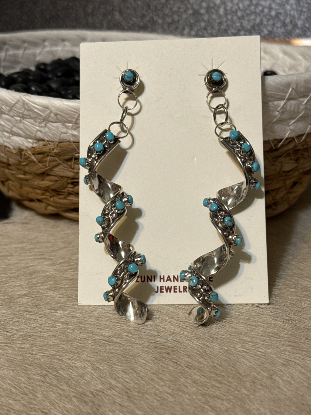 Joanne Cheama Zuni earrings