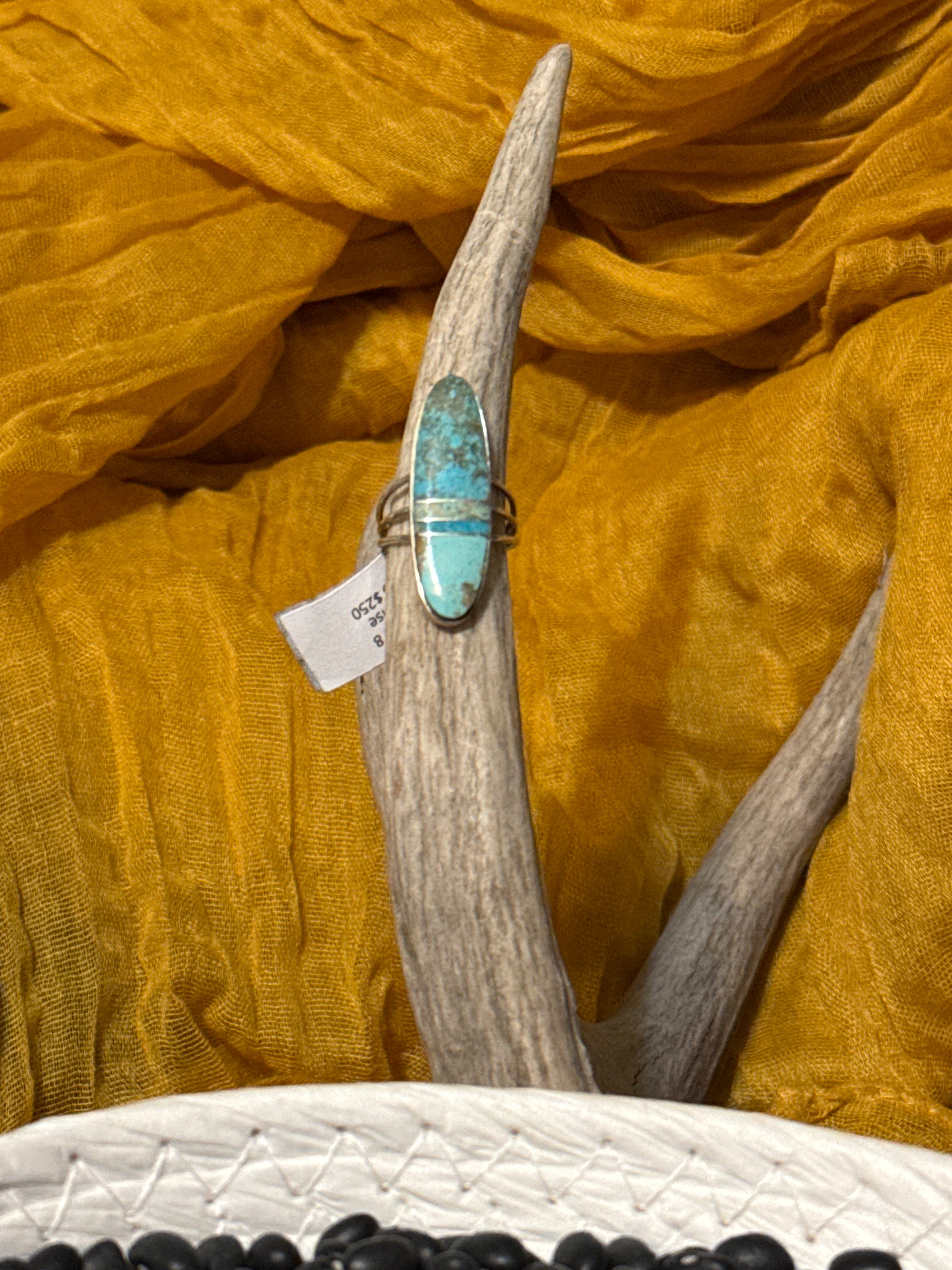 Sterling Silver # 8 turquoise Ring