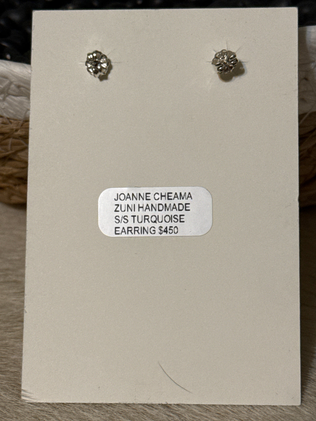 Joanne Cheama Zuni earrings