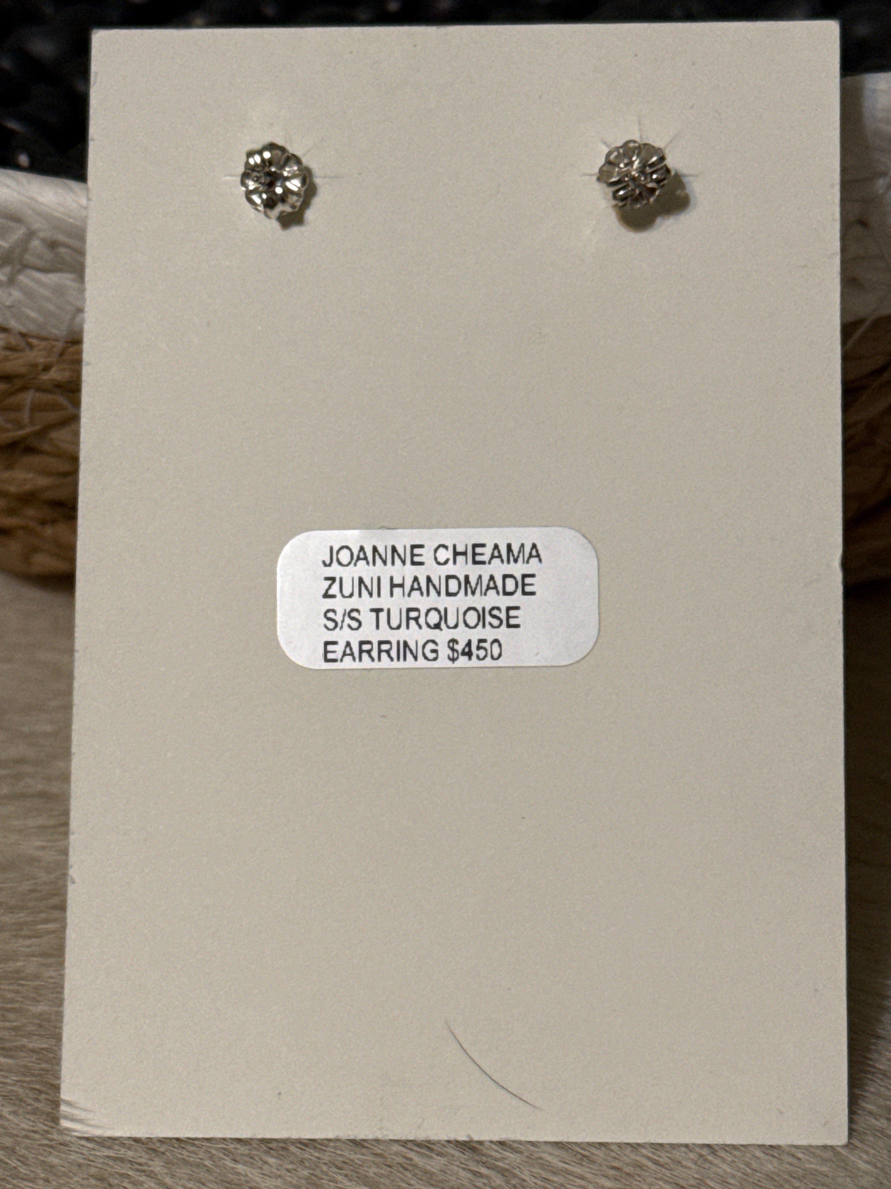 Joanne Cheama Zuni earrings