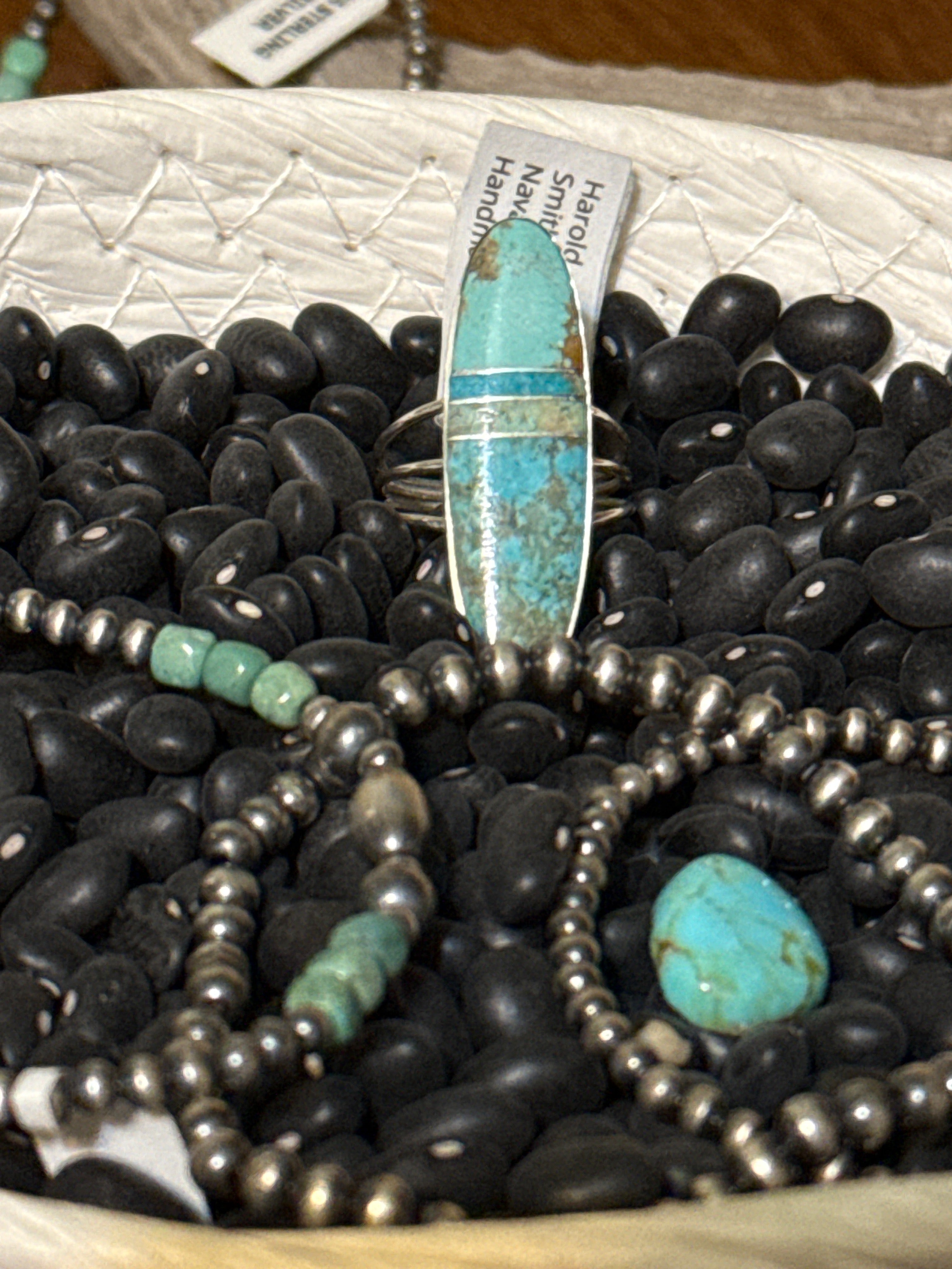 Number 8 turquoise Ring