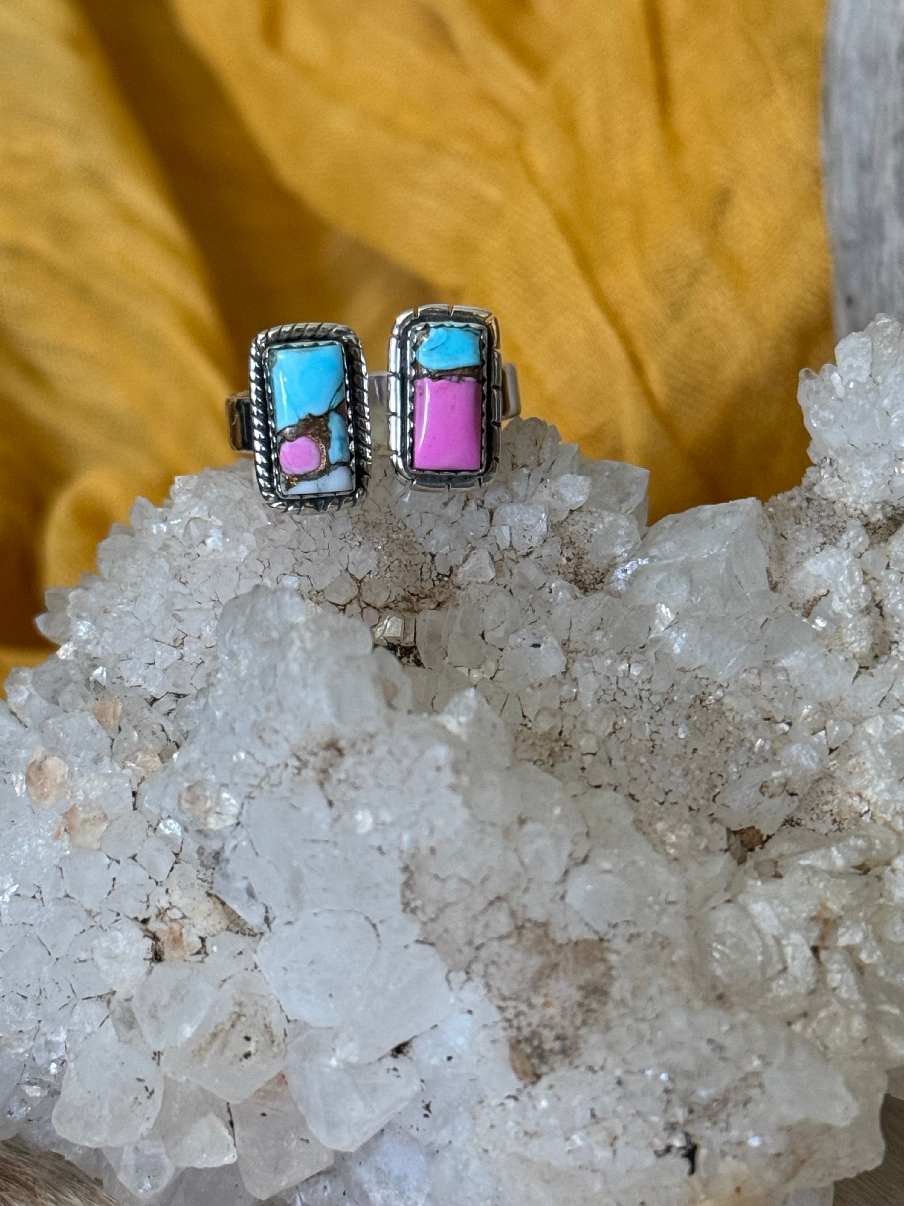 Cotton Candy Turquoise Ring