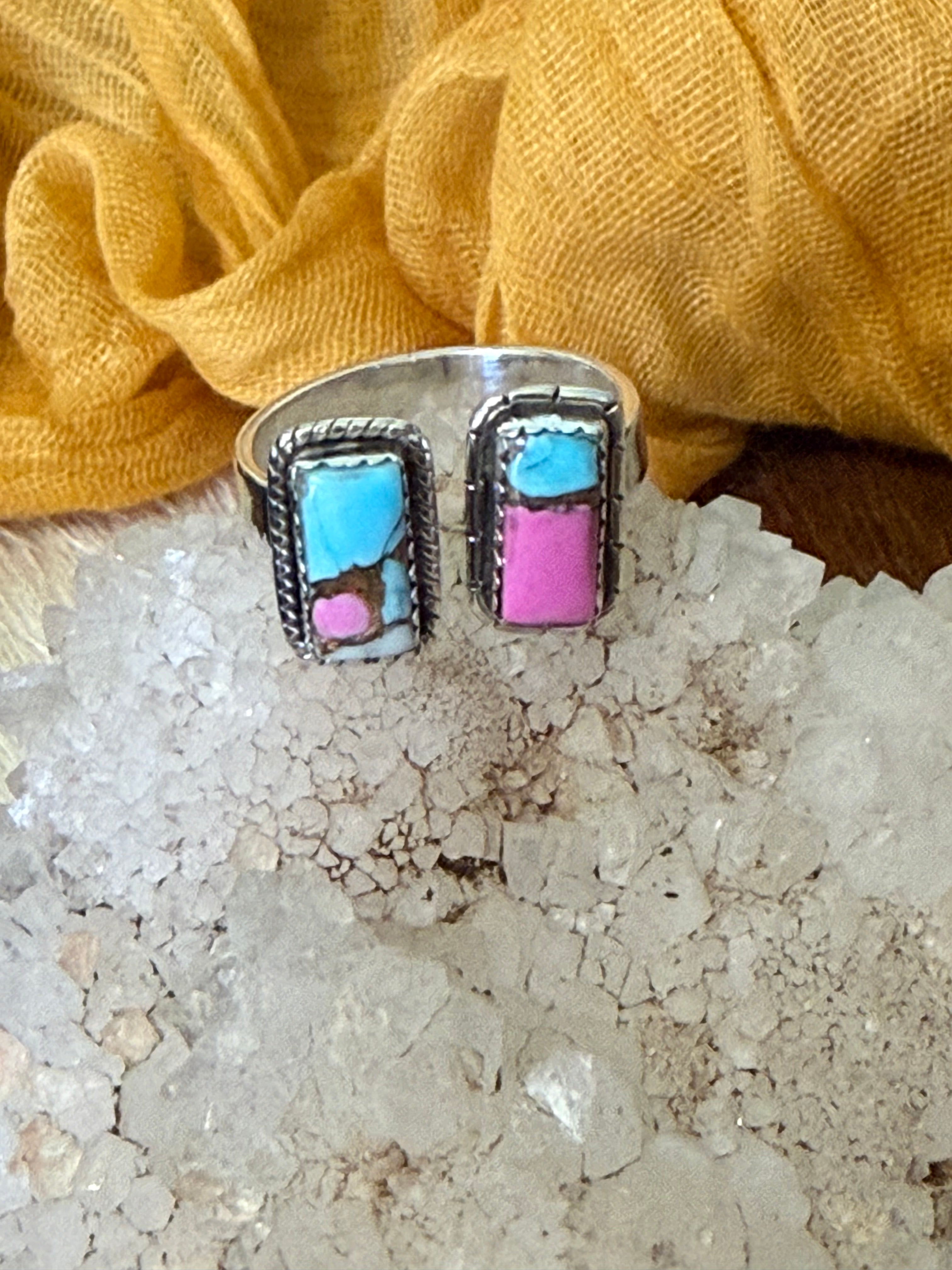 Cotton Candy Turquoise Ring