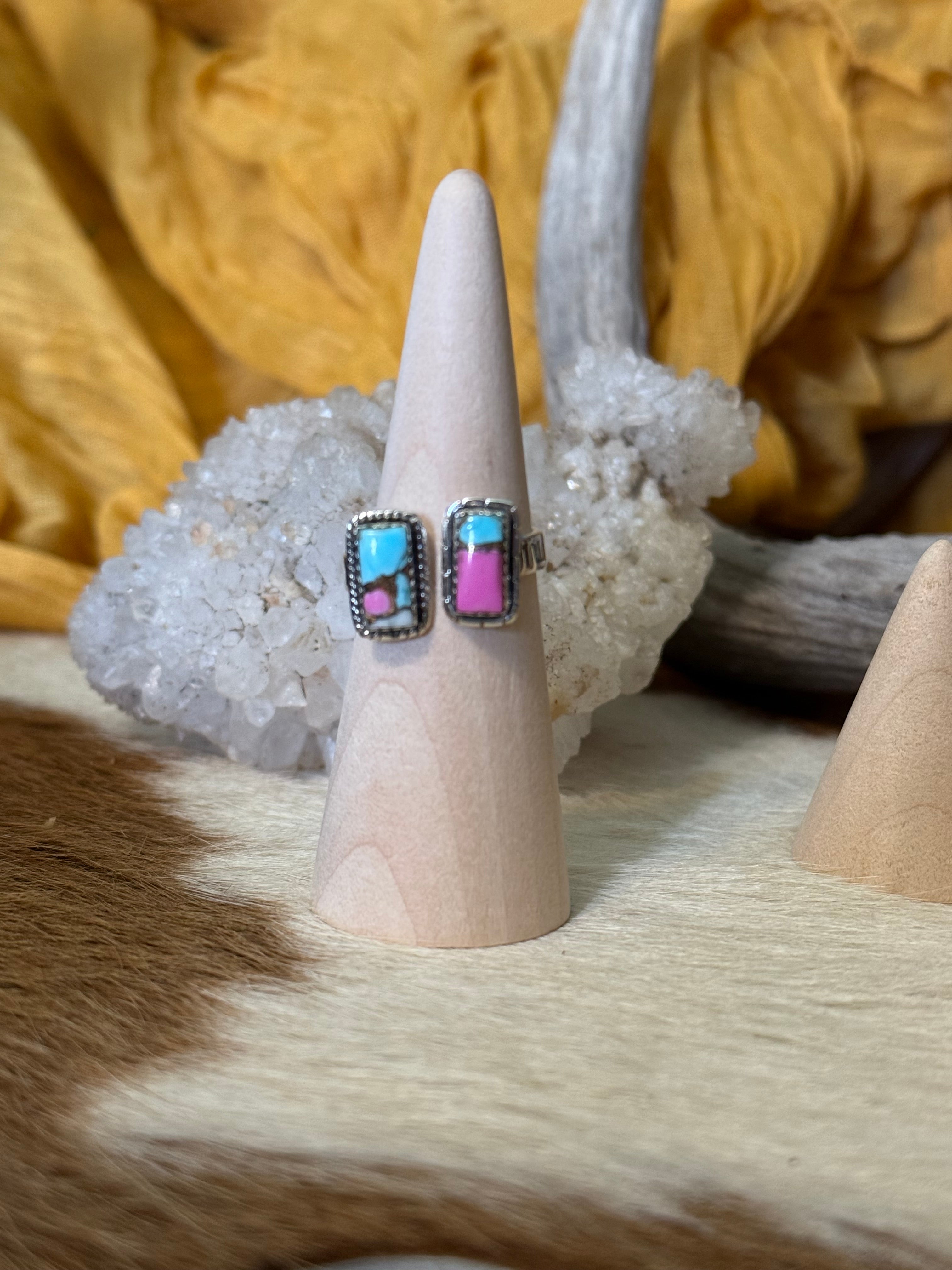 Cotton Candy Turquoise Ring
