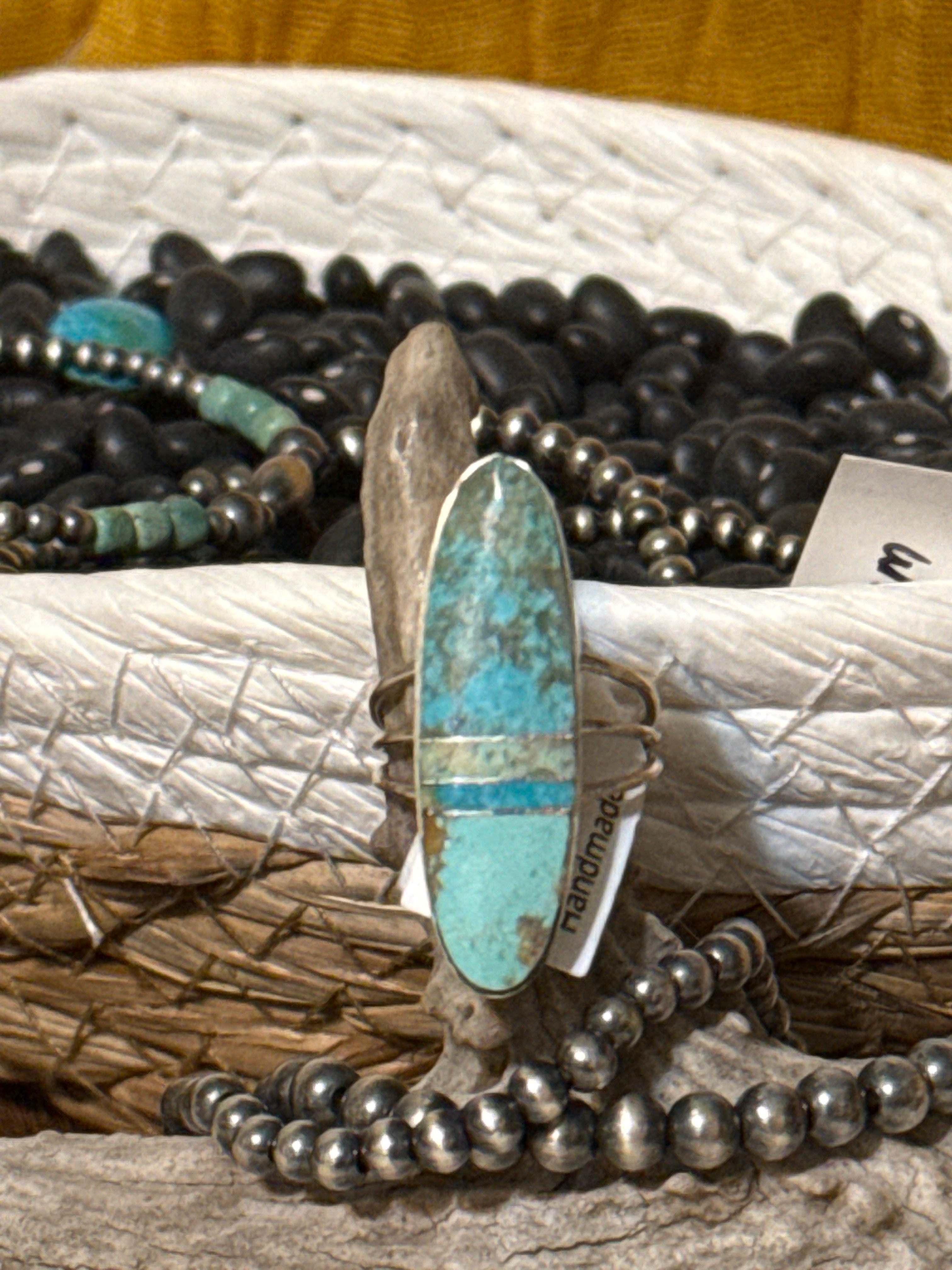 Number 8 turquoise Ring
